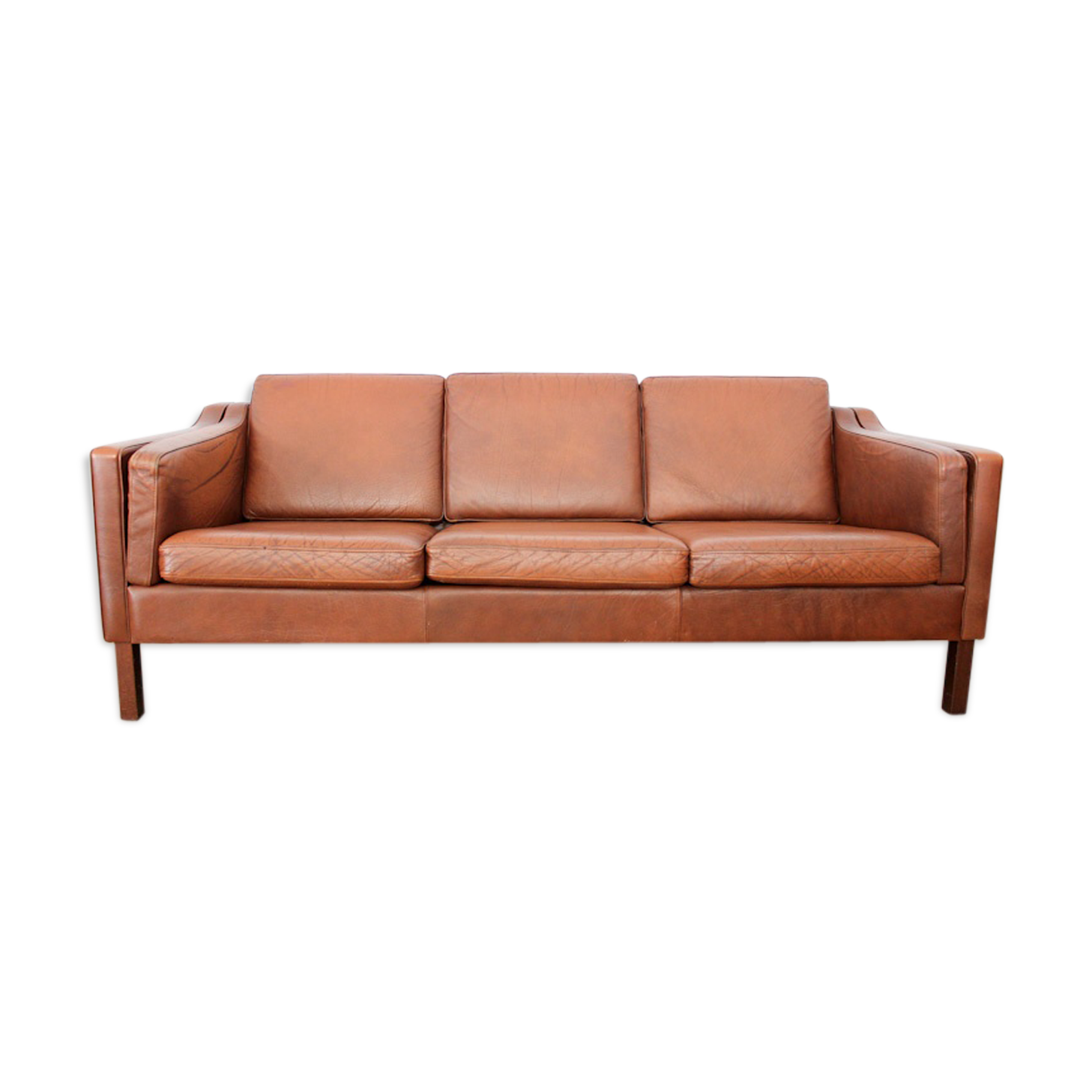 Sofa 3 places leather