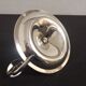 Silver metal candlestick