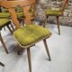 Lot  8 chaises bistrot 1970"