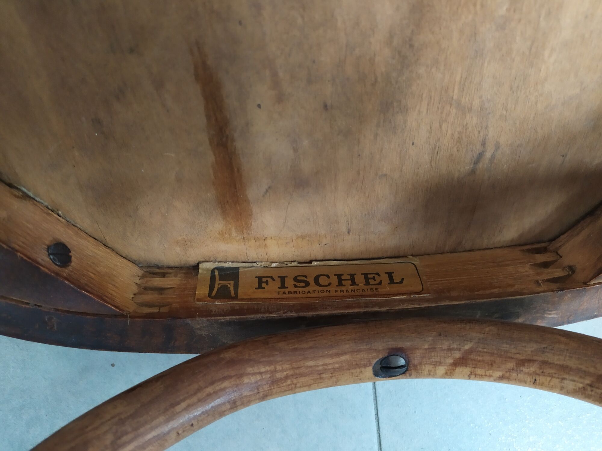 Suite of 6 wooden barhel barel bistro chair