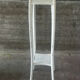 Sellette ancienne en bois peint blanc – H 110 cm