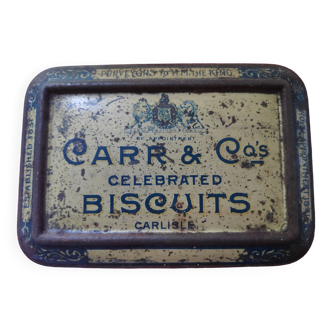 Boîte vintage anglaise Carr&Co’s Biscuits