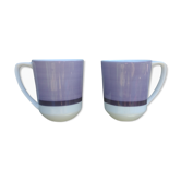 Deux tasses Vivo de Villeroy et Boch série "just violet"