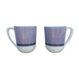 Deux tasses Vivo de Villeroy et Boch série "just violet"