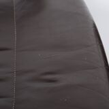 Pair of leather visitor armchairs by Eugen Schmidt