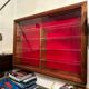 Wall display case for Collection - Wood and Plexiglass D 18 cm / W 106 cm / H 7 cm
