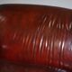 Restored leather canapé in Howard & Son style