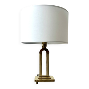 Lampe de table vintage - laiton hollywood regency