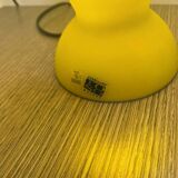 Lampe De Table Design jaune  Bulbo Aureliano Toso Murano  Space Age