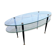 Oval coffee table, 1950s/60s.