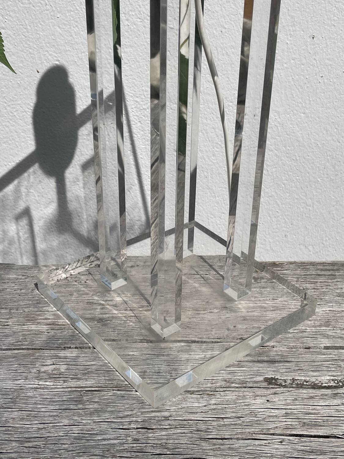 Plexiglas lamp 1970 David Lange