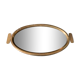 Plateau miroir et laiton