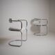 Set of 5 armchairs by Renato Zevi