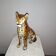 Ceramic leopard 60s