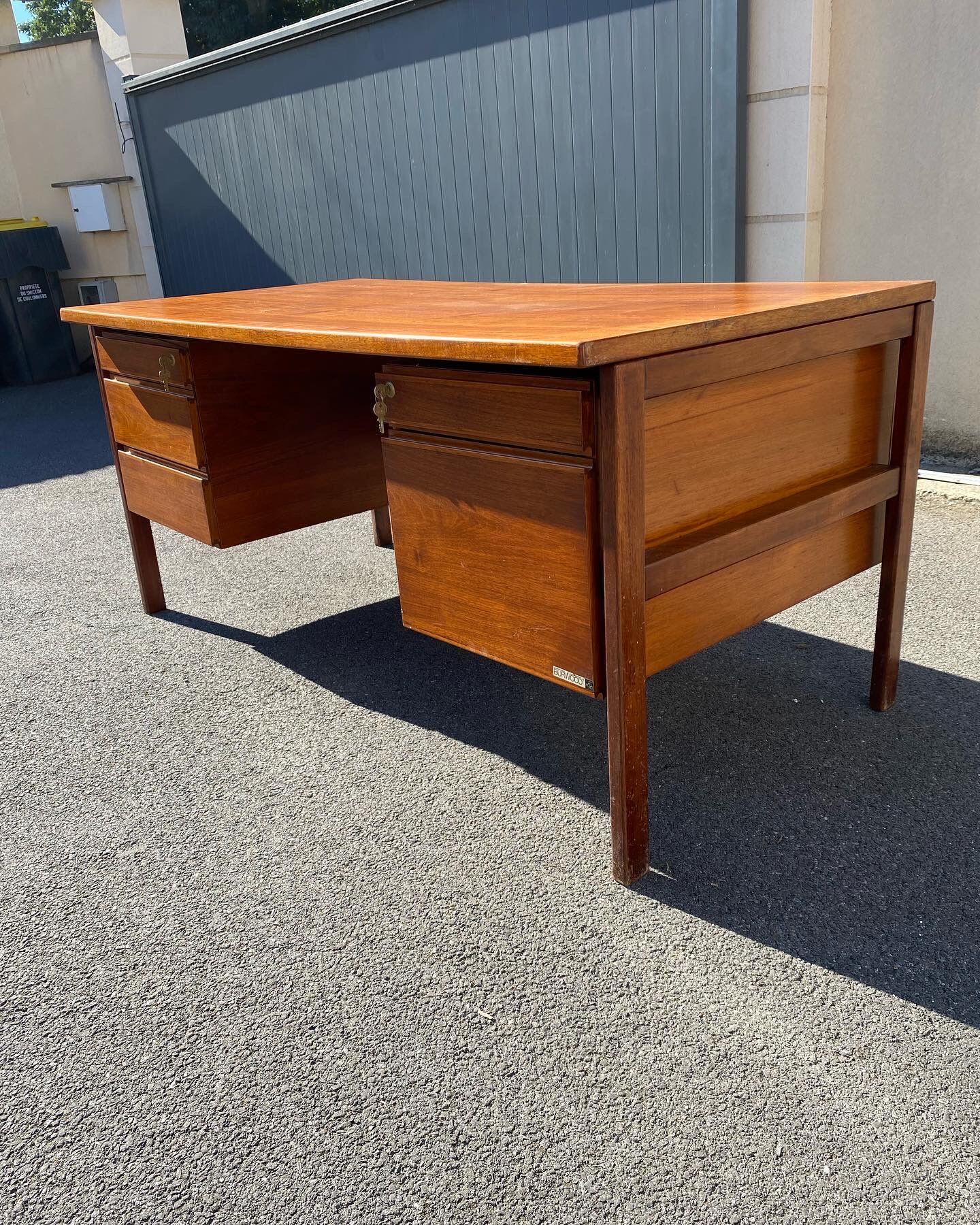 Scandinavian teak desk