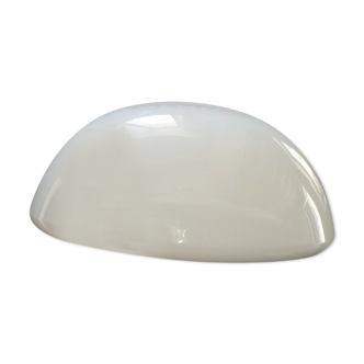 Abat jour boule 1/2 globe ancien opaline