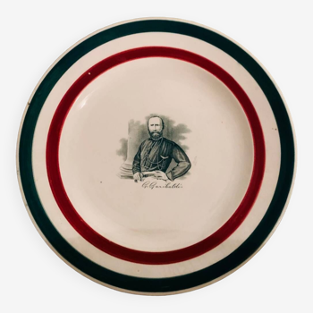 Giuseppe Garibaldi plate