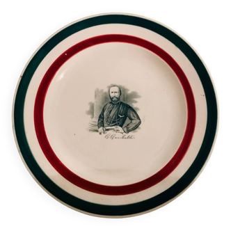 Giuseppe Garibaldi plate