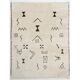 Moroccan Rug, 100% Natural Undyed Wool, Custom Options Available