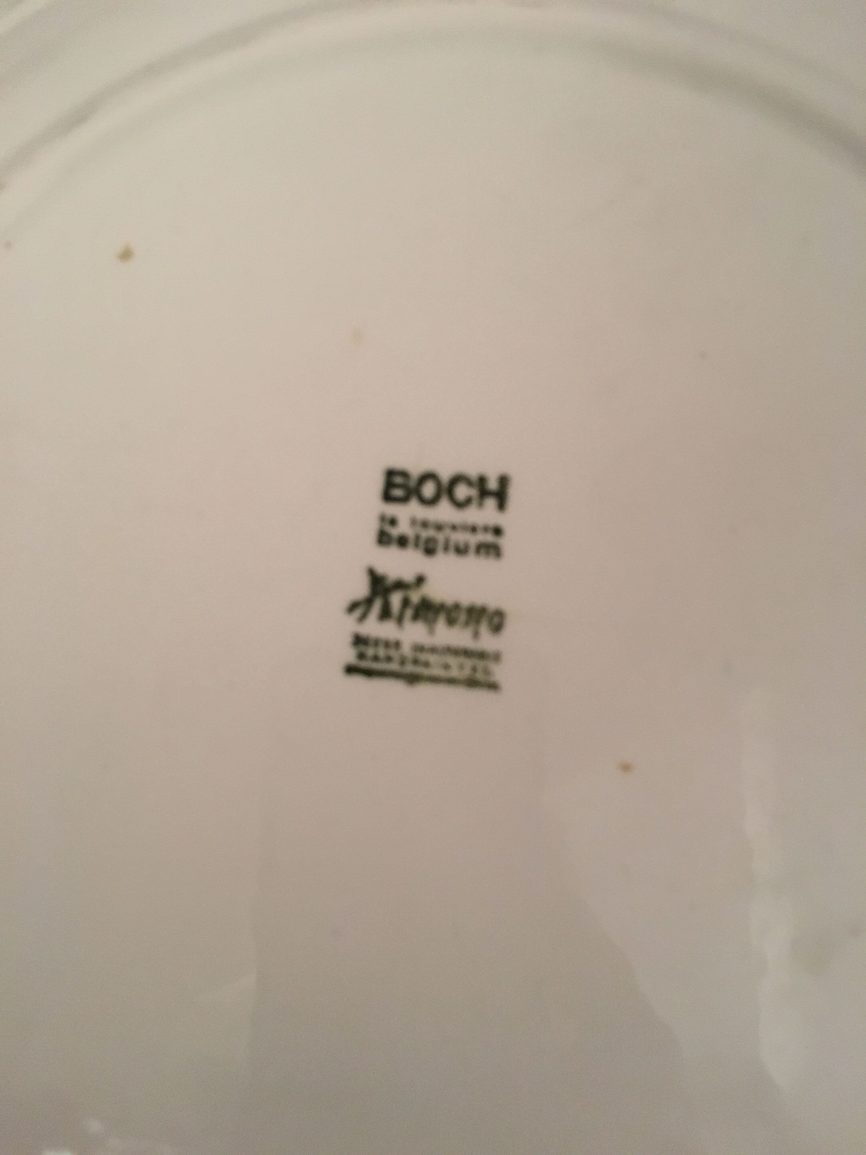 Set of 6 plates model boch kimono