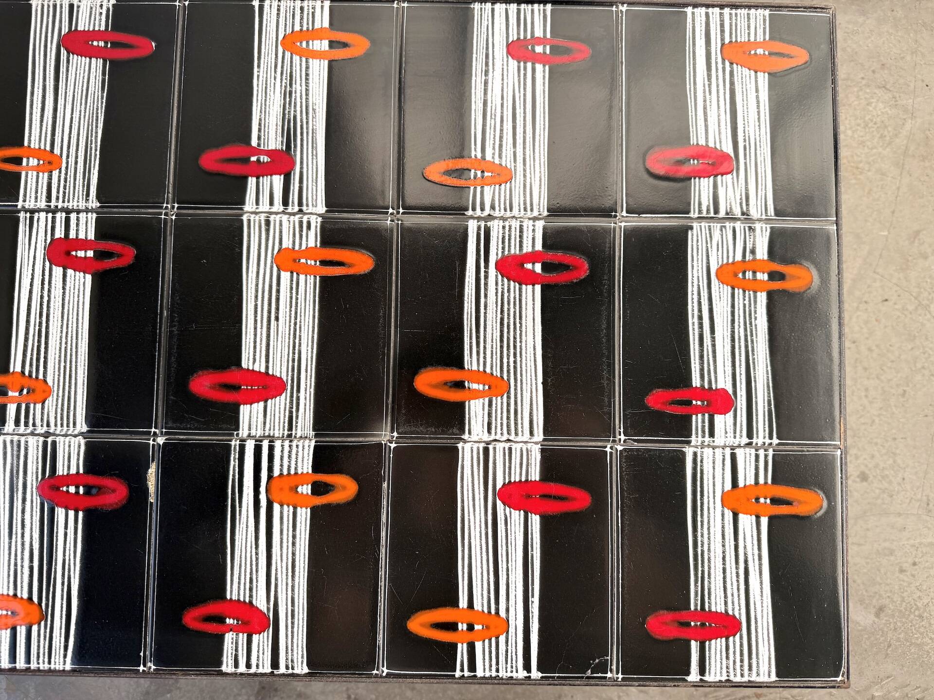 Glazed ceramic coffee table, Robert & Jean Cloutier ZG2, 1970s