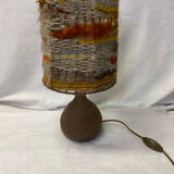 Vintage stoneware lamp
