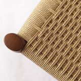 1 of 6 Niels Møller Model 85 Chair in Teak with Danish Cord, 1980s Danish M