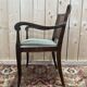 Suite de 6 fauteuils anglais en cannage