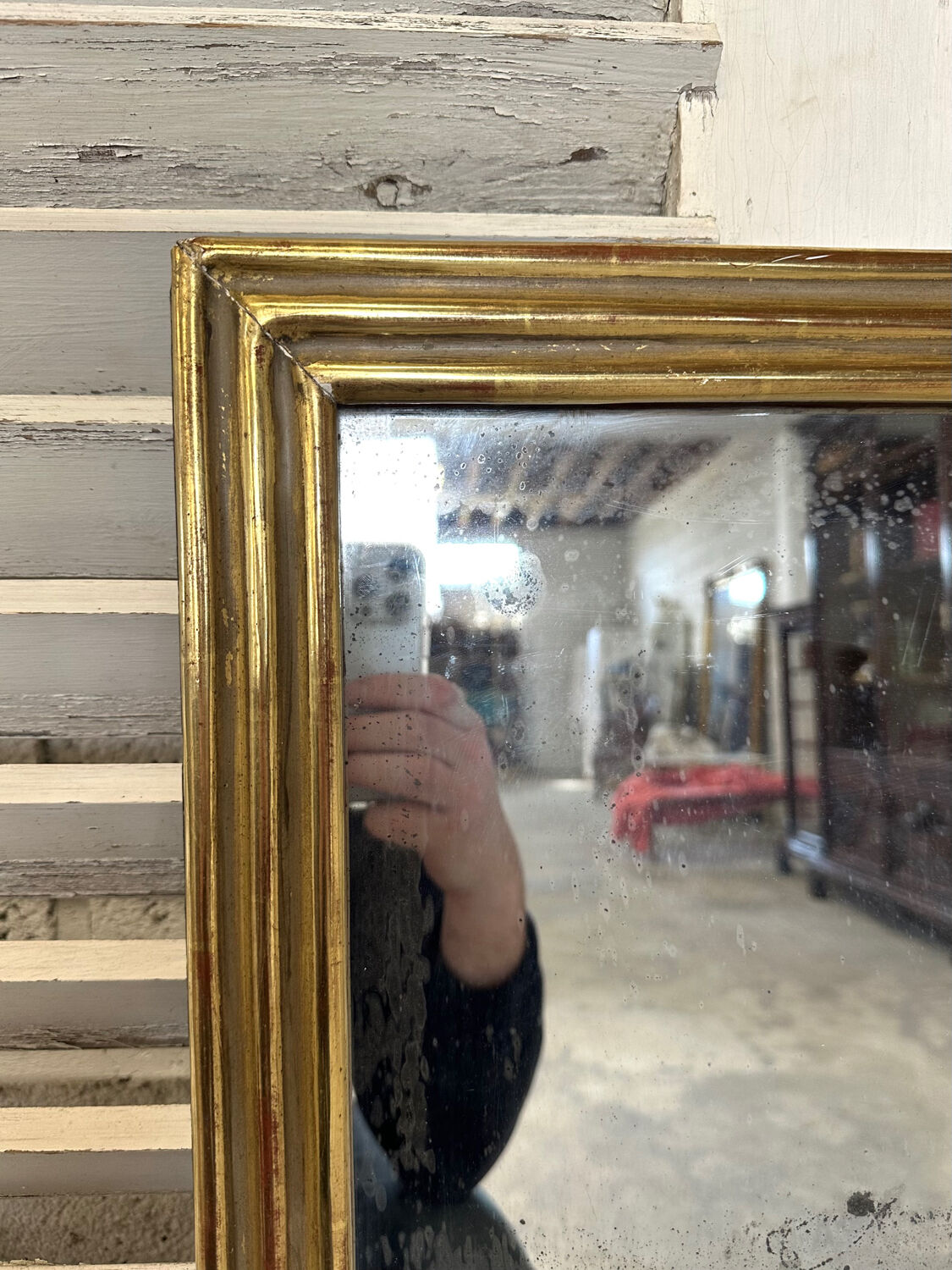 Golden mirror directoire style