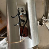 Sconce in brushed aluminum 70s
