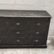 Furniture of trade nine drawers three shelves patina black