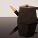 Antique Chinese teapot – 19th century – Yixing & jade
