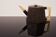 Antique Chinese teapot – 19th century – Yixing & jade