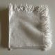 Set of 8 fringed napkins in 19th century linen damask