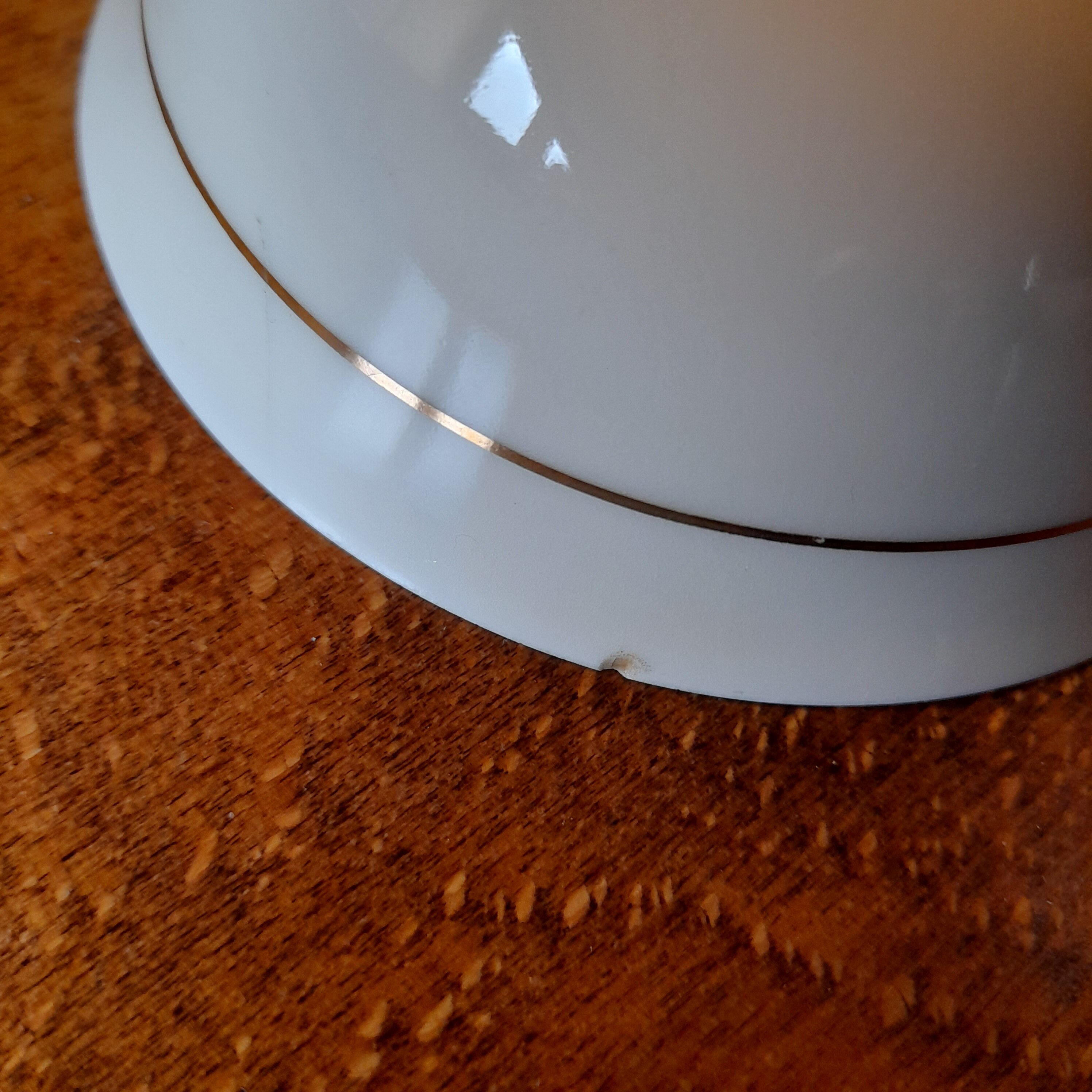 6 cups tea porcelain limoges L.Pollet lyon 40s