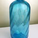 Siphon ancien eau de Seltz en verre Bleu