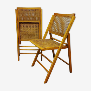 Paire de chaises pliantes, années 1970