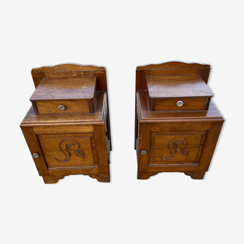 Pair of bedside tables