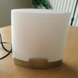 Satin glass lamp