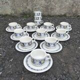 Service de 13 tasses à Café Villeroy & Boch modèle CADIZ