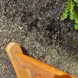 Deck chair, Chilean vintage orange tone