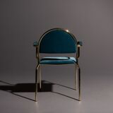 Hollywood Regency chair with or without armrest