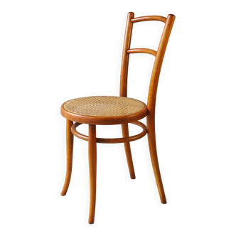 Chaise bistro THONET N° 142- 1/2 de 1905 cannée