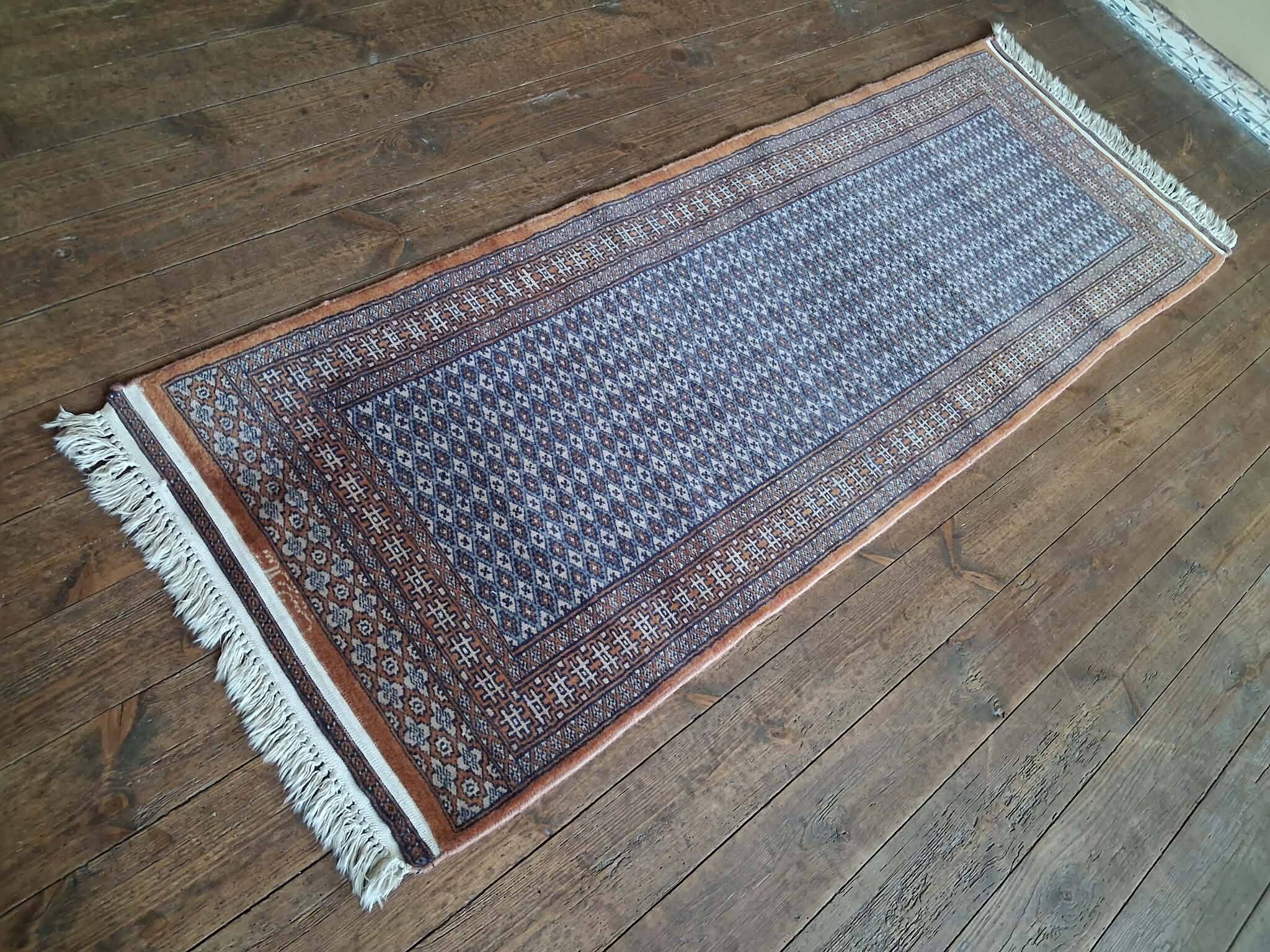 Handmade Pakistani Lahore hallway rug 180x64cm