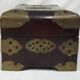 Chinese jewelry box in jade inlaid wood