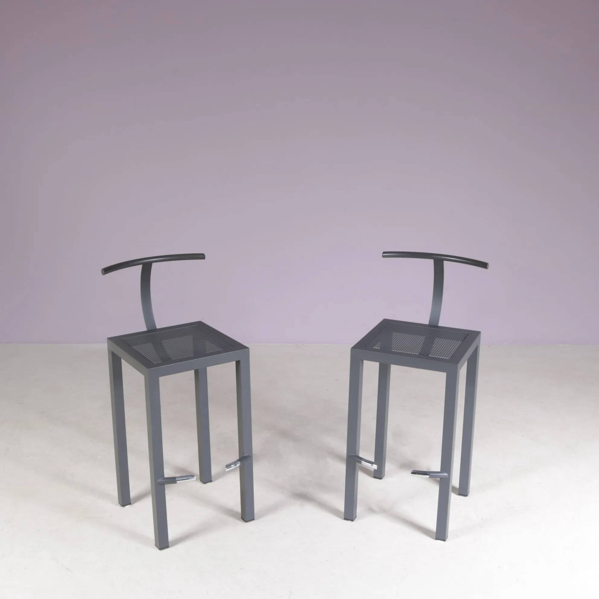 1980s bar stool model: Sarapis by Philippe Starck for Driade Italy