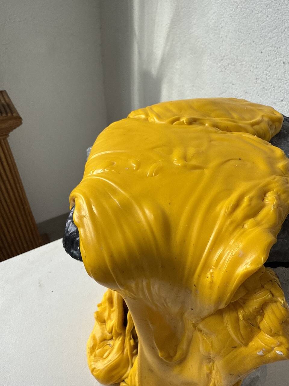 Resin fish sculpture