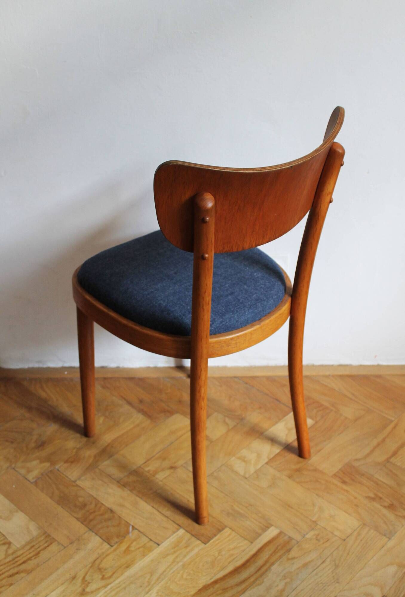 Czechoslovak chair in beech by UP Rousínov, 1960s