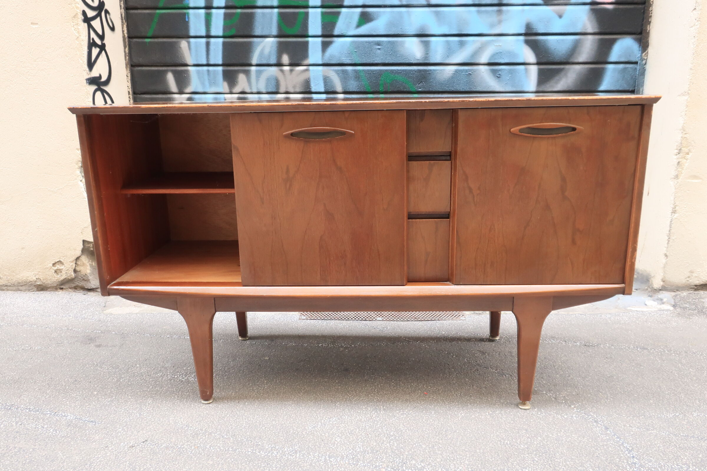 Teak sideboard 60s