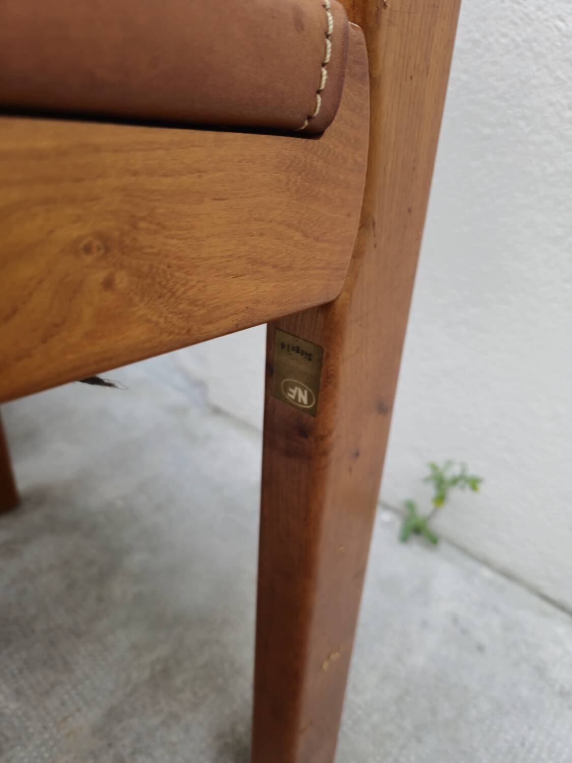 Dining room set table and 6 chairs Maison Regain in Elm
